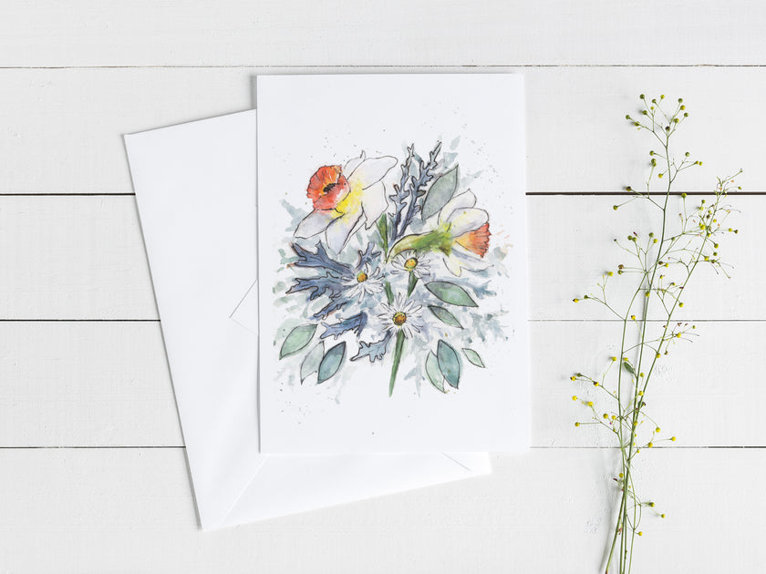 In A Field of Roses She is A Wildflower Watercolour Flower Print,  Wildflower Wall Art, Florals and Bees Watercolor Design, Nursery Art 