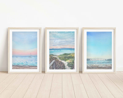 How to Transform Your Space With Coastal Inspired Watercolor Art