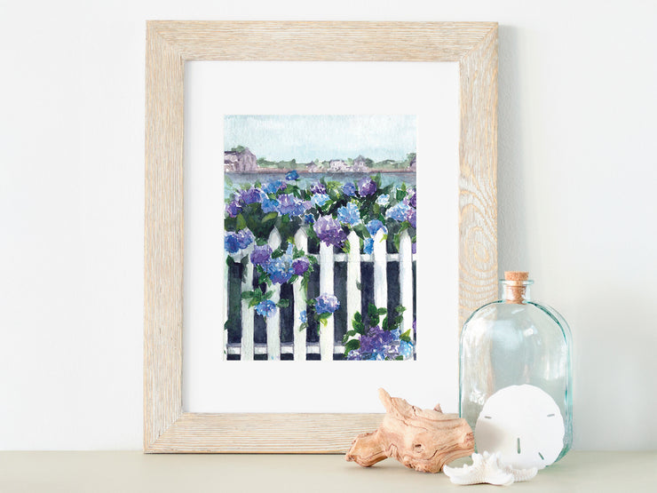 Hydrangea Garden 5x7, 8x10 or 11x14 Fine Art Print