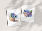 Hydrangea Sharks Assorted Notecard 6 Card Set