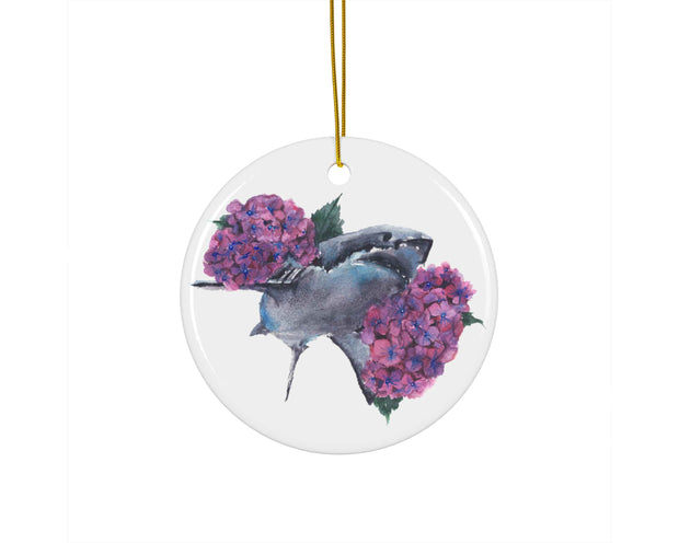 Sharkdrangea Ceramic Christmas Ornament