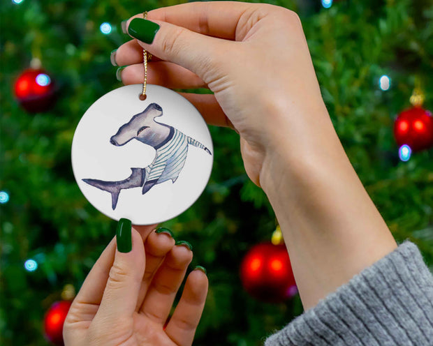 Hammerhead Shirt Christmas Ornament