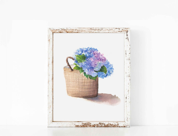 Hydrangea Bag Blooms 5x7 in or 8x10 Fine Art Print