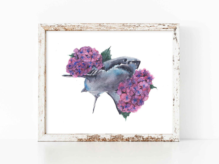 Sharkdrangea 5x7 in or 8x10 Fine Art Print