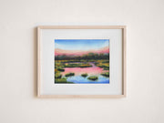 Sunset Marsh 5x7 in or 8x10 Fine Art Print