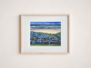 Coastal Blue Hydrangeas 5x7 in or 8x10 Fine Art Print