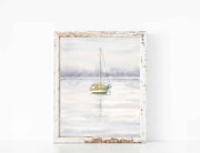 Yellow Boat 5x7 in or 8x10 Fine Art Print