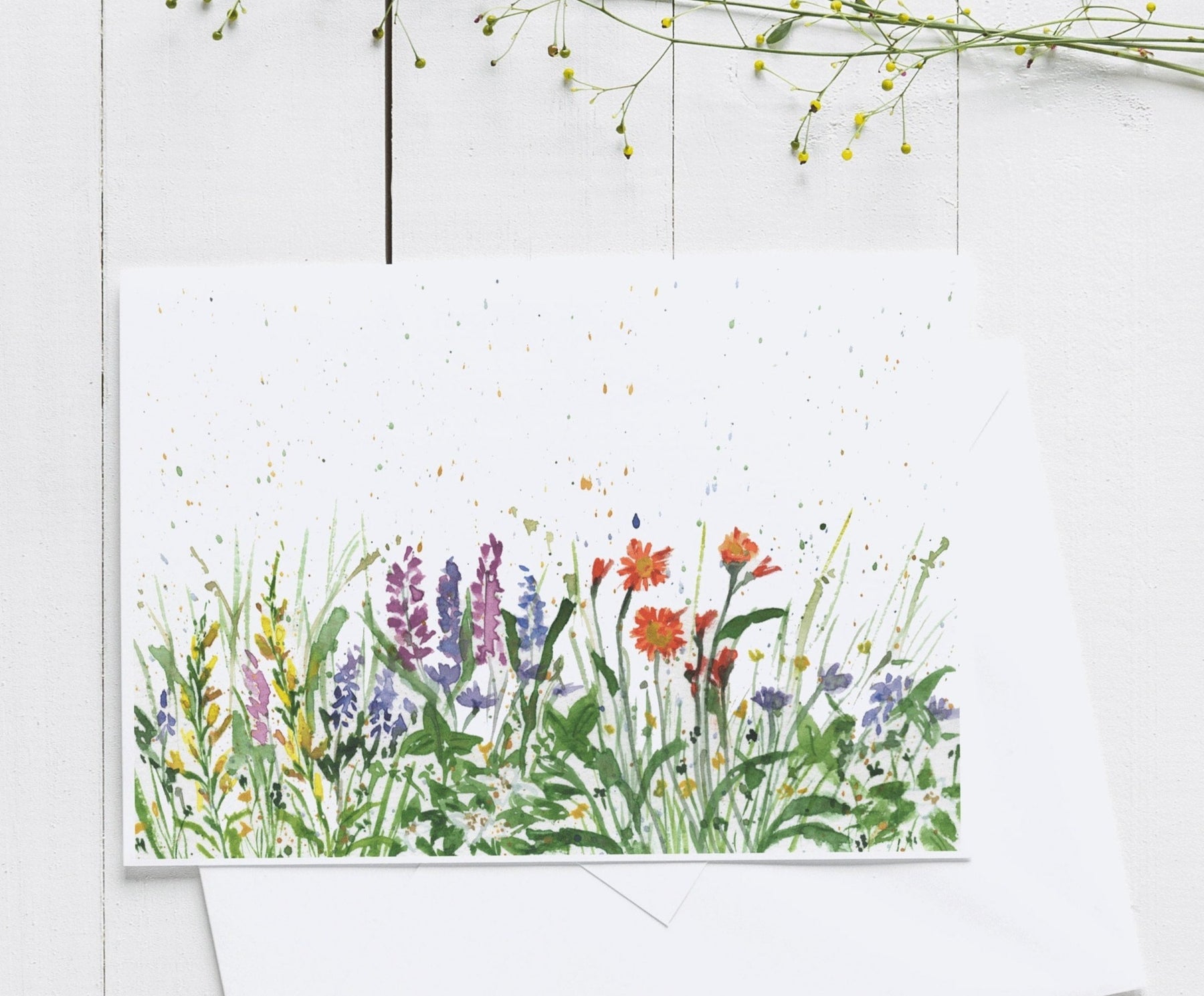 Wildflowers 5x7 Blank Greeting Card – ALR Designs